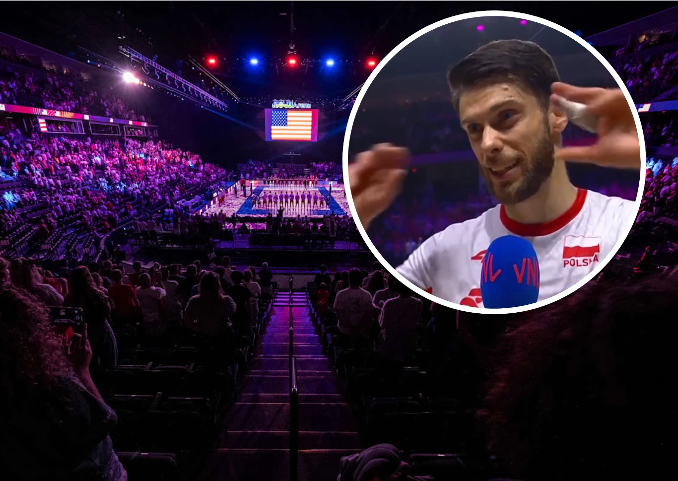 Liga Narodów siatkarzy. Aleksander Śliwka dziękował polskim kibicom, którzy zdominowali trybuny w czasie meczu Polska - USA Liga Narodów siatkarzy. Aleksander Śliwka dziękował polskim kibicom, którzy zdominowali trybuny w czasie meczu Polska - USA