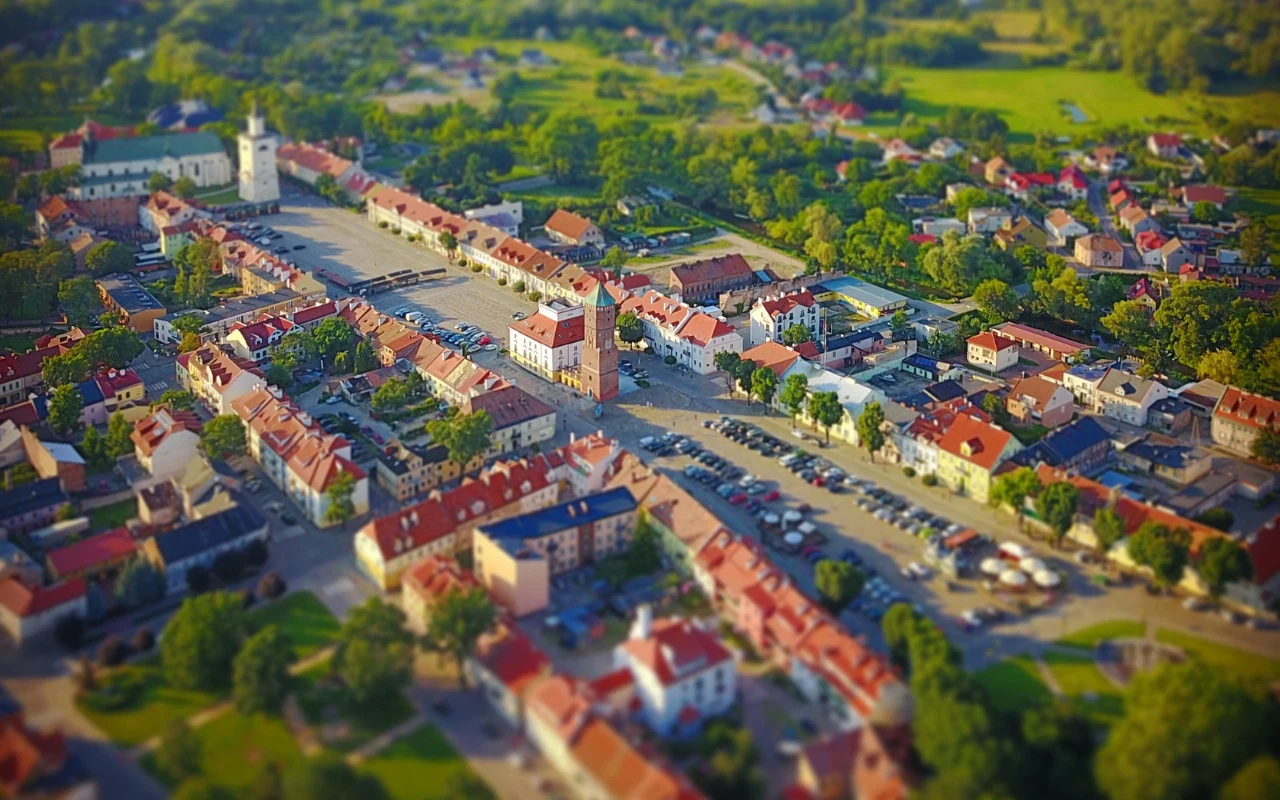 Rynek w Pułtusku ma prawie 400 m długości