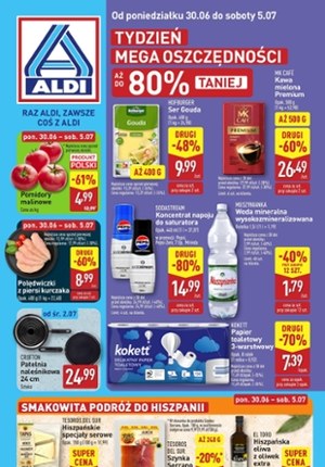 Gazetka promocyjna Aldi, ważna od 30.06.2025 do 05.07.2025.