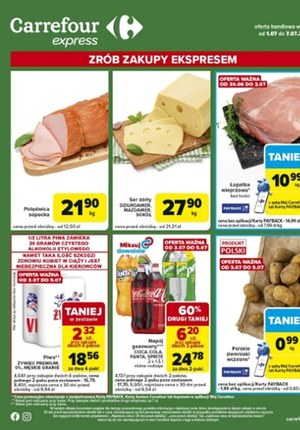 Gazetka promocyjna Carrefour Express, ważna od 01.07.2025 do 07.07.2025.