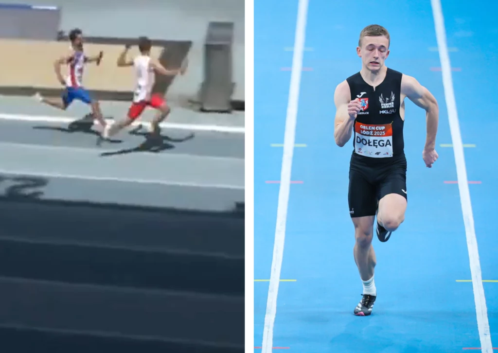 Szymon Dołęga przysporzył swym gestem sporo kłopotów polskiej sztafecie podczas meczu w Brnie