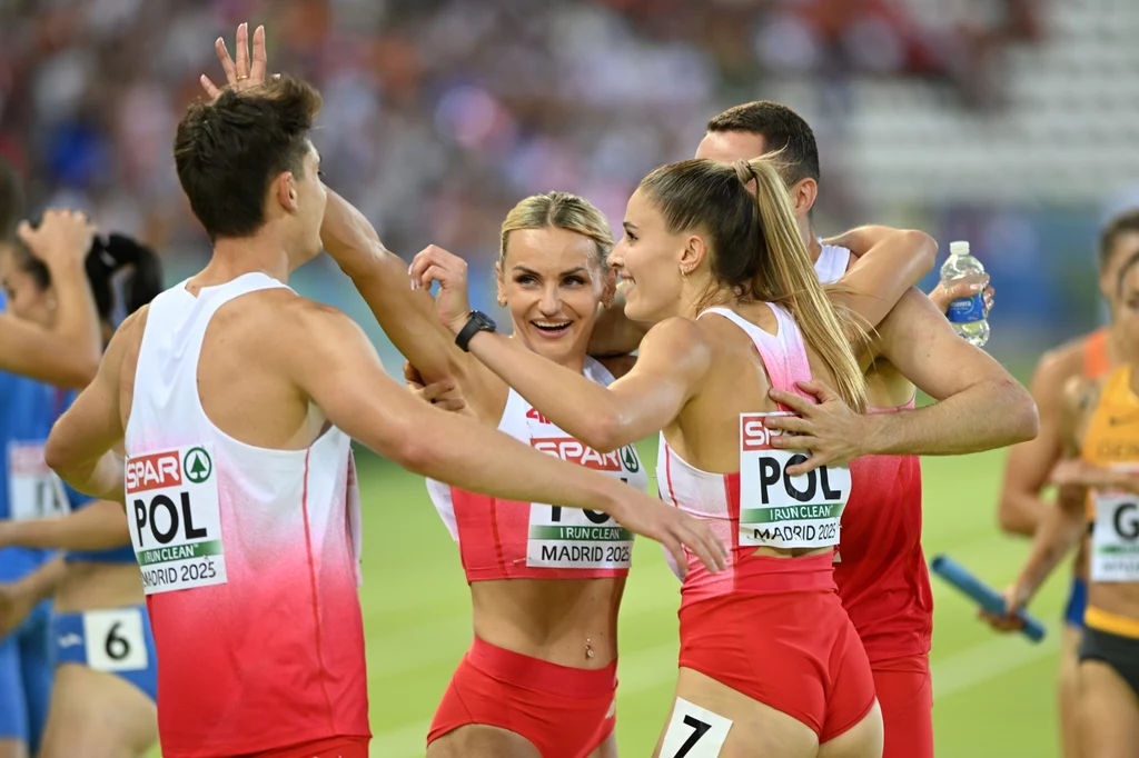Polska sztafeta 4x400 m przypieczętowała zdobycie przez "Biało-Czerwonych" wicemistrzostwa Europy