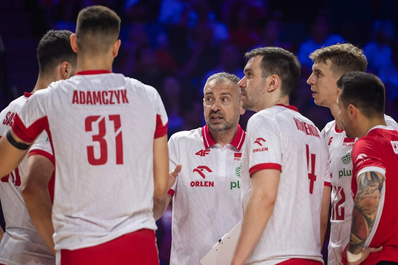 Nikola Grbić i siatkarze reprezentacji Polski Nikola Grbić i siatkarze reprezentacji Polski