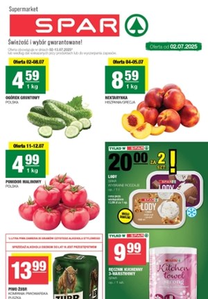 Gazetka promocyjna SPAR, ważna od 02.07.2025 do 13.07.2025.