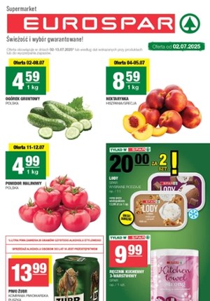 Gazetka promocyjna EuroSPAR, ważna od 02.07.2025 do 13.07.2025.