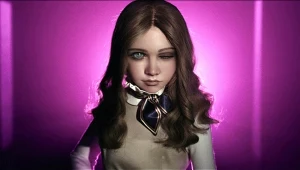 Grafika promująca film "M3GAN 2.0"