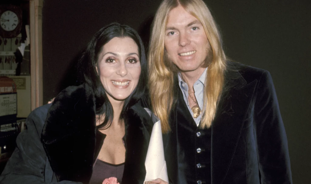 Cher i Gregg Allman w 1977 roku Cher i Gregg Allman w 1977 roku