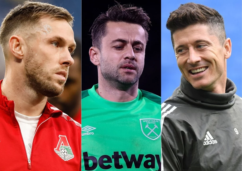 Maciej Rybus, Łukasz Fabiański i Robert Lewandowski
