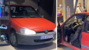 Wjechał autem do galerii w Gdyni. 4 tys. zł mandatu dla seniora