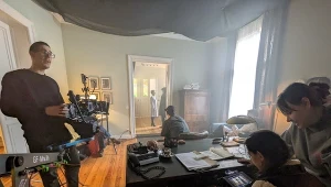 Na planie filmu Beaty Migas "Fragile Truth"