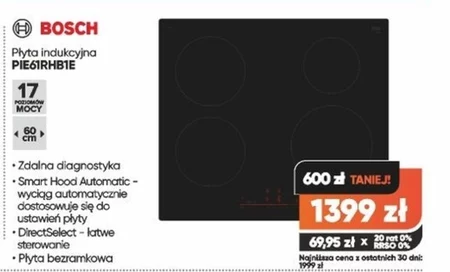 Індукційна варильна поверхня Bosch
