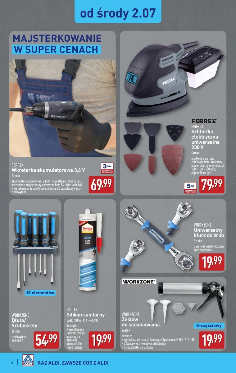 Aldi zaskakuje ofertą dla złotych rączek. Takich narzędzi nie znajdziesz w innych dyskontach!