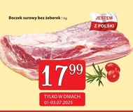 Boczek surowy Polski