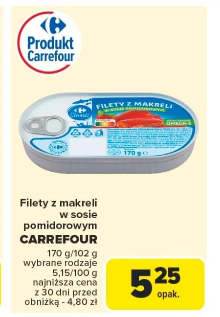 Філе скумбрії Carrefour