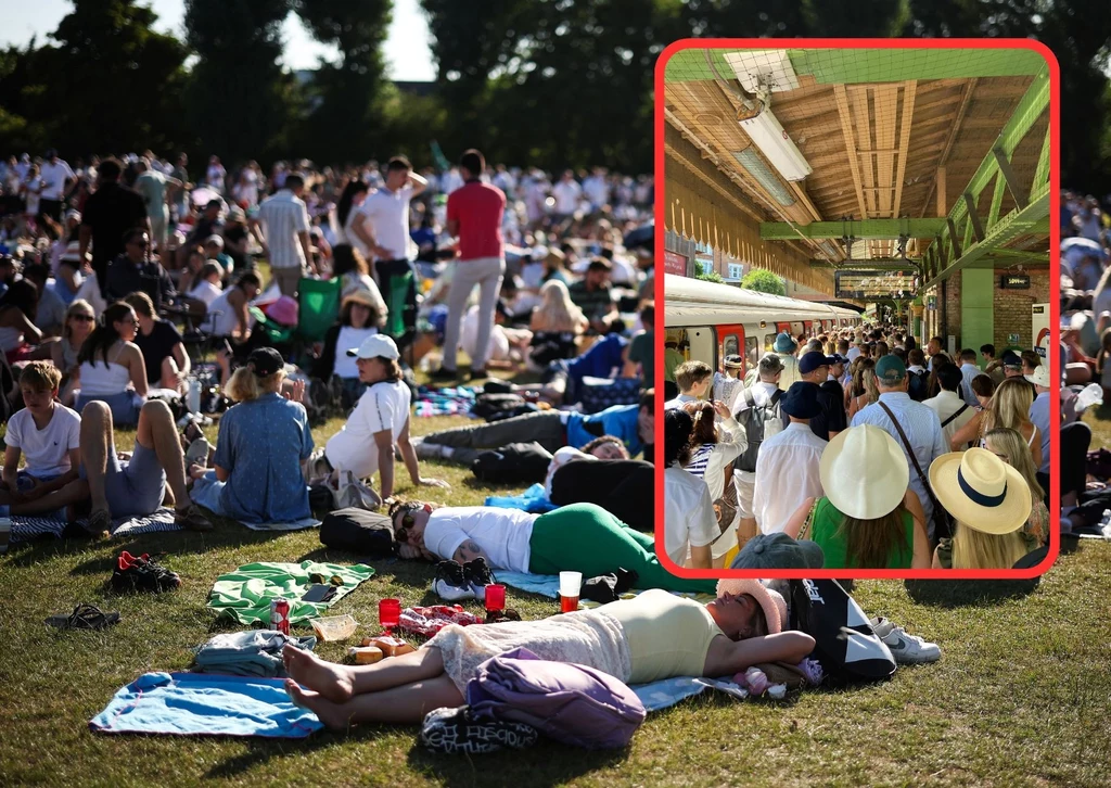 Takich zdjęć można wykonać setki, na każdym kroku. Wimbledon to magnes dla kibiców z całego świata Takich zdjęć można wykonać setki, na każdym kroku. Wimbledon to magnes dla kibiców z całego świata