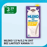 Безлактозне молоко Kanka