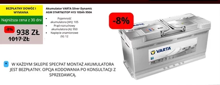 Akumulator rozruchowy Varta