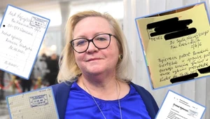 "Krótkie, niekiedy na skrawkach papieru". Sąd Najwyższy pokazał zdjęcia