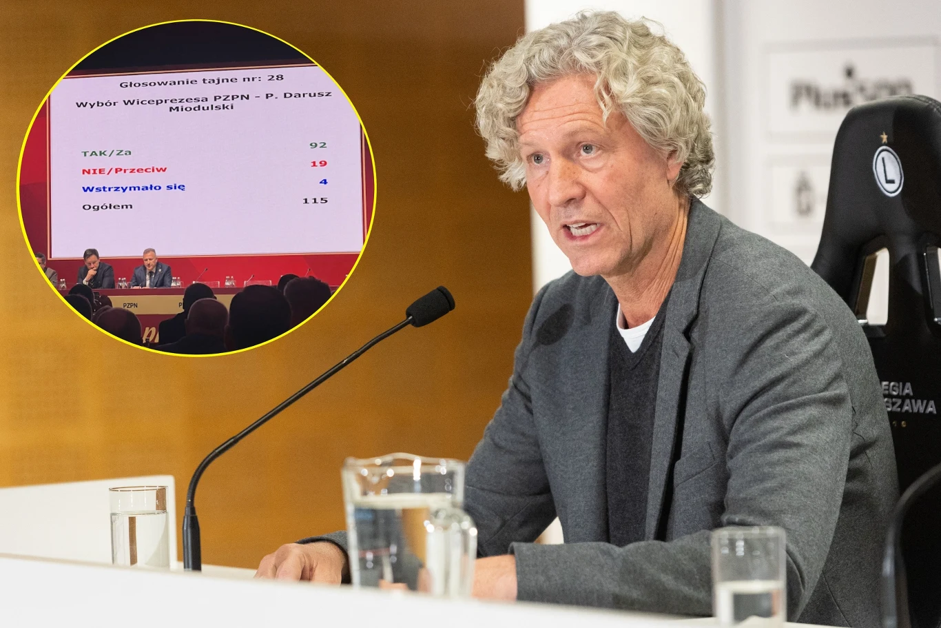 Dariusz Mioduski nowym wiceprezesem PZPN ds. zagranicznych. Przy ogłoszeniu wyniku głosowania doszło do pewnej wpadki Dariusz Mioduski nowym wiceprezesem PZPN ds. zagranicznych. Przy ogłoszeniu wyniku głosowania doszło do pewnej wpadki