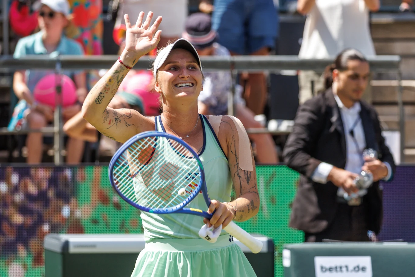 Marketa Vondrousova rywalizowała z McCartney Kessler w pierwszej rundzie Wimbledonu