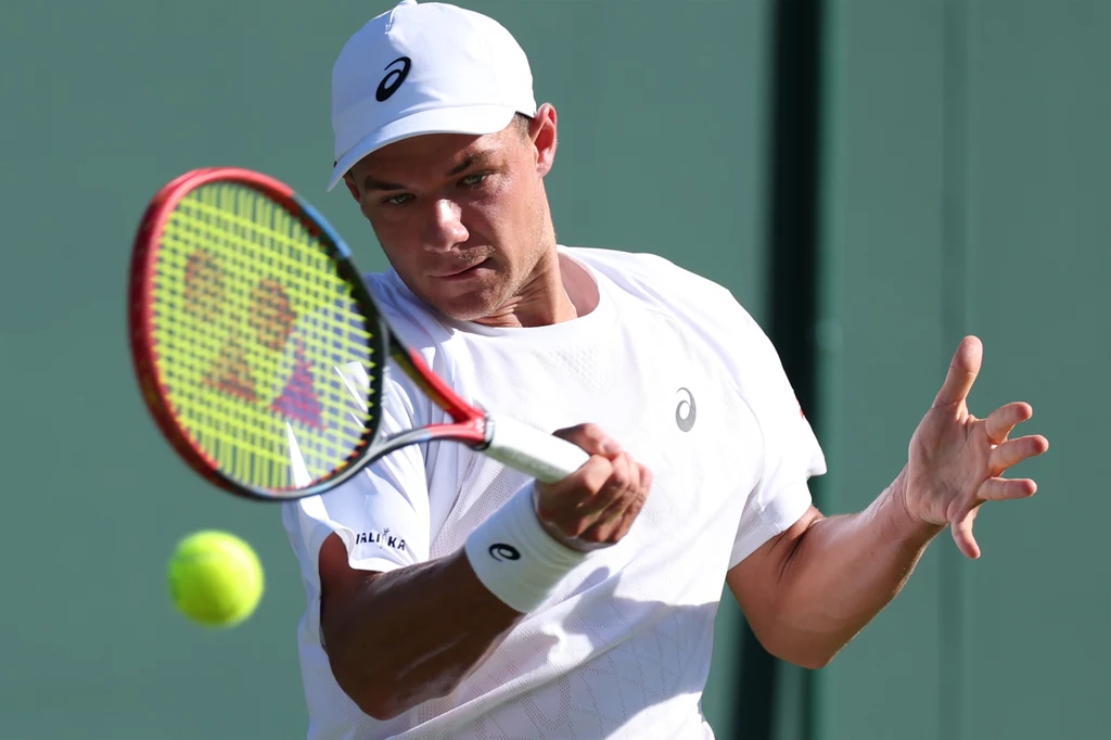 Kamil Majchrzak rywalizował z Matteo Berrettinim w pierwszej rundzie Wimbledonu Kamil Majchrzak rywalizował z Matteo Berrettinim w pierwszej rundzie Wimbledonu