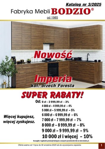 Gazetka promocyjna Bodzio, ważna od 01.07.2025 do 30.09.2025.