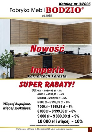 Gazetka promocyjna Bodzio, ważna od 01.07.2025 do 30.09.2025.