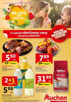 Gazetka promocyjna Auchan Supermarket, ważna od 03.07.2025 do 09.07.2025.
