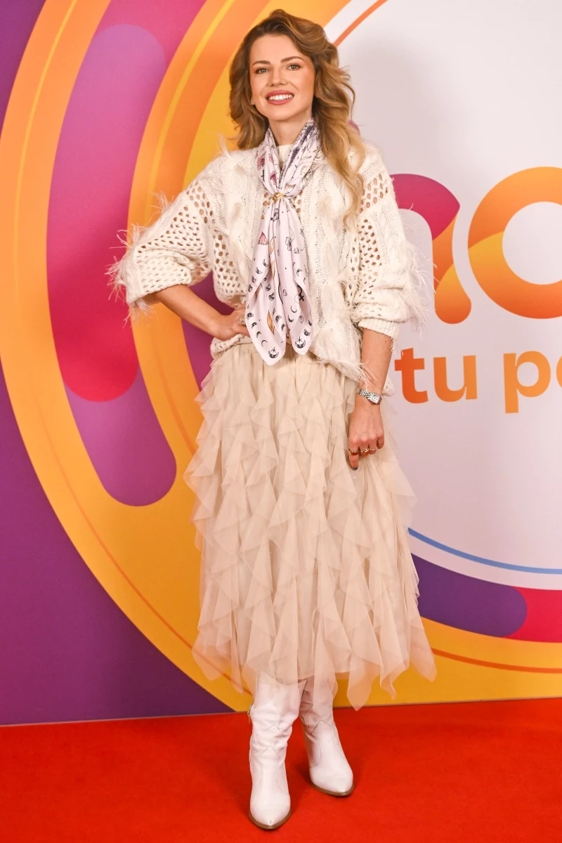 Marta Lech-Maciejewska w tiulowej spódnicy w stylu boho