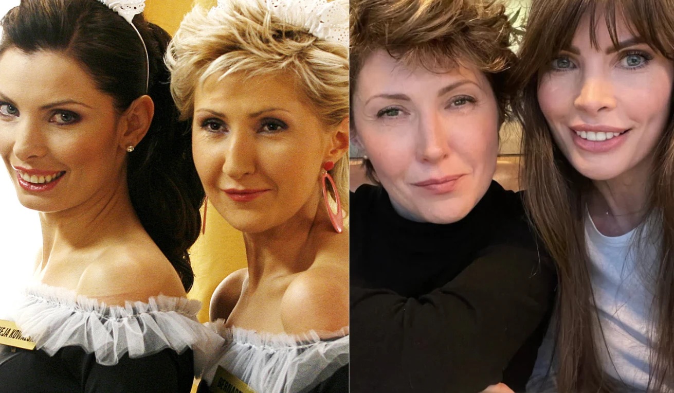 Agnieszka Dygant i Iwona Wszołkówna w 2007 i w 2024 roku /@agnieszka_dygant_official