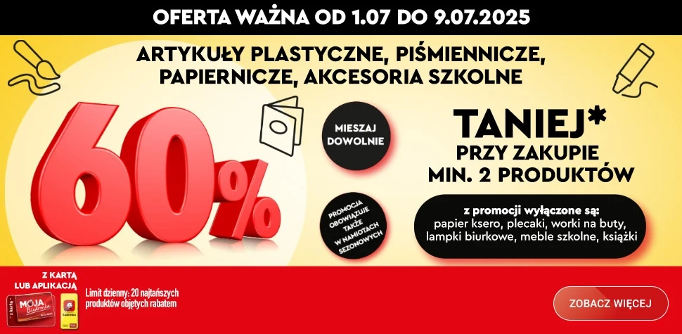 60% rabatu na szkolne zakupy? Biedronka znów wyprzedziła konkurencję! 60% rabatu na szkolne zakupy? Biedronka znów wyprzedziła konkurencję!