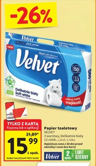 Papier toaletowy Velvet