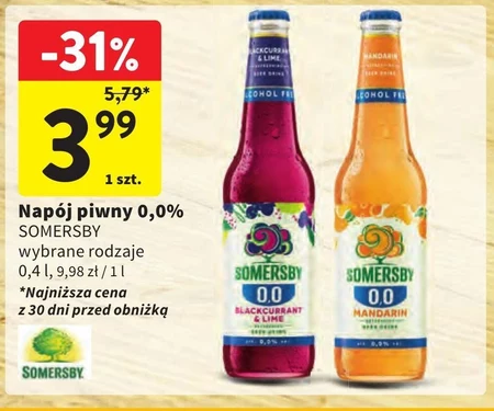 Napój piwny Somersby
