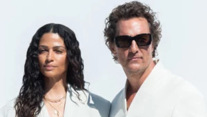 Stylowa para - Camilla Alves i Matthew McConaughey na pokazie kolekcji Jaquemusa