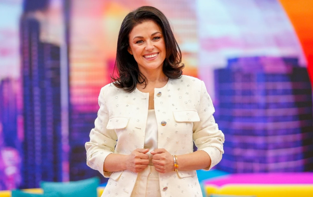Katarzyna Cichopek w studiu "halo tu polsat"