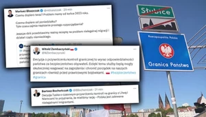 Politycy komentują decyzję premiera ws. kontroli na granicach