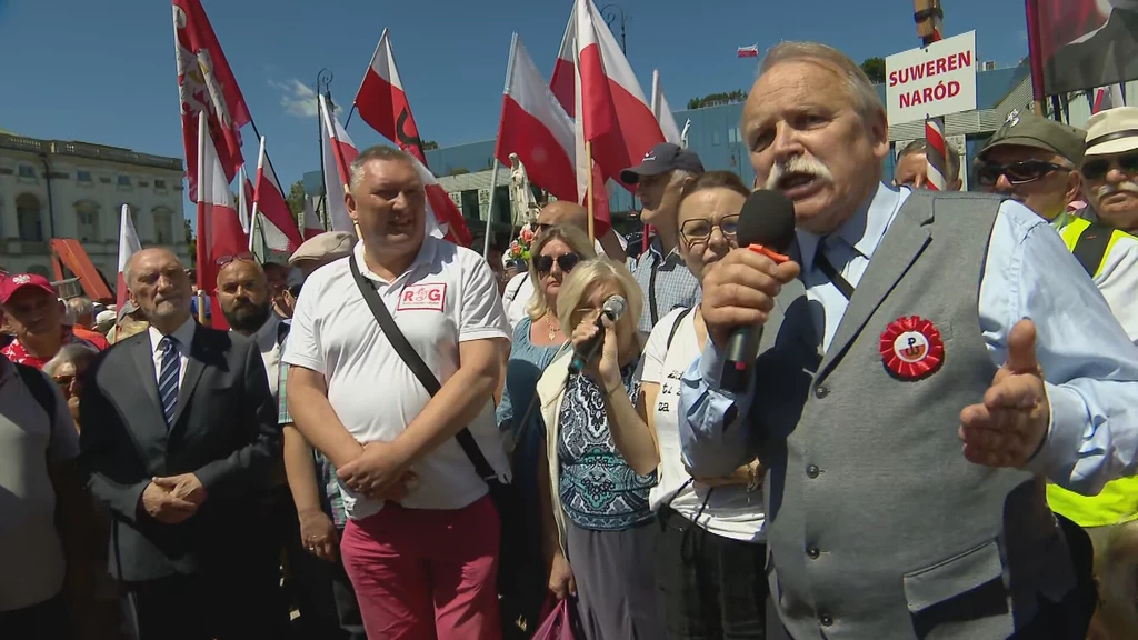 Manifestacja przed Sądem Najwyższym Manifestacja przed Sądem Najwyższym