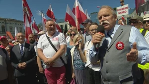 Manifestacja przed Sądem Najwyższym