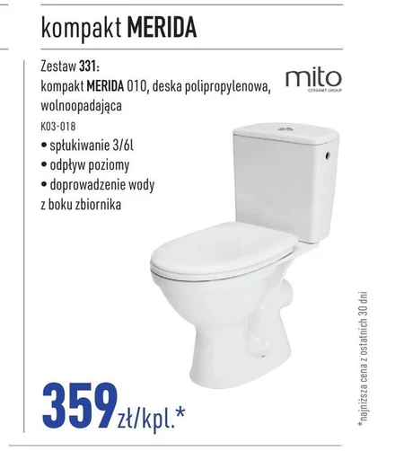 Kompakt wc Mito
