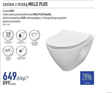 Miska wisząca wc Cleanon