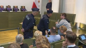 Posiedzenie izby Sądu Najwyższego zakłócone. Interweniowała policja