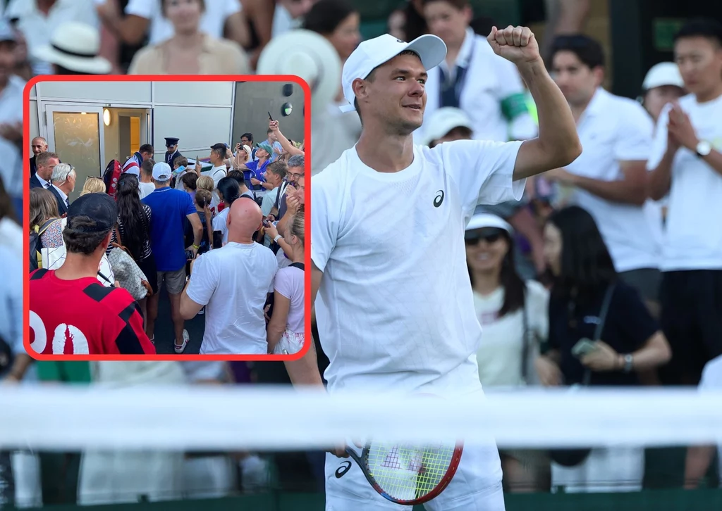 Kamil Majchrzak docenia fakt, ile poświęcenia włożyli polscy kibice, by dopingować go w meczu 1. rundy Wimbledonu Kamil Majchrzak docenia fakt, ile poświęcenia włożyli polscy kibice, by dopingować go w meczu 1. rundy Wimbledonu