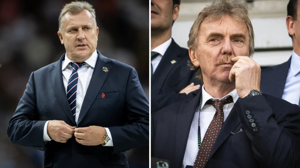 Cezary Kulesza i Zbigniew Boniek Cezary Kulesza i Zbigniew Boniek