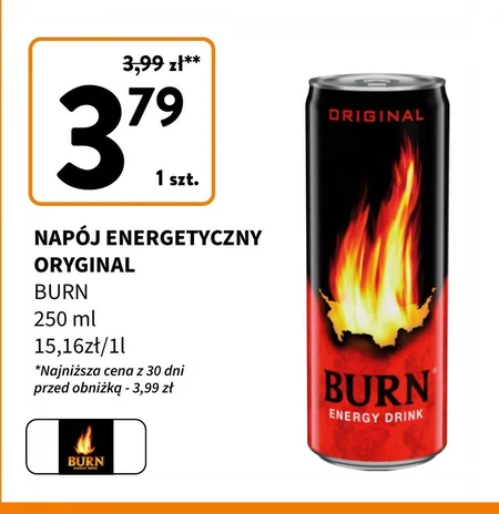 Napój energetyczny Burn