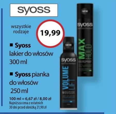 Лак для волосся Syoss