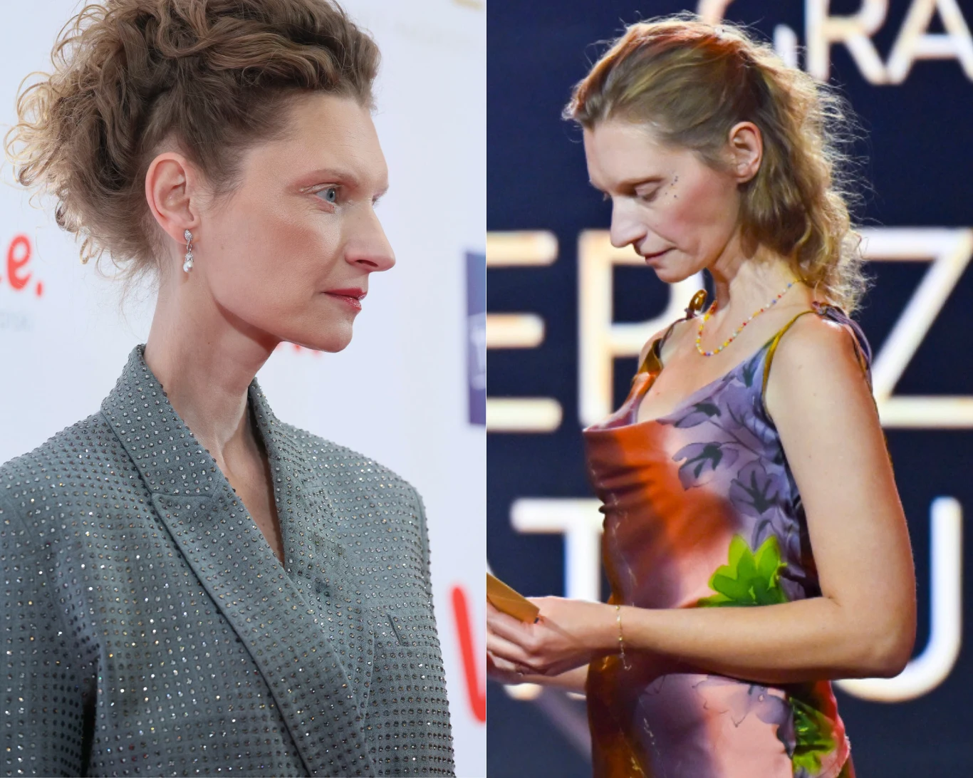 Agata Buzek na rozdaniu Orłów i podczas festiwalu "Dwa Teatry"