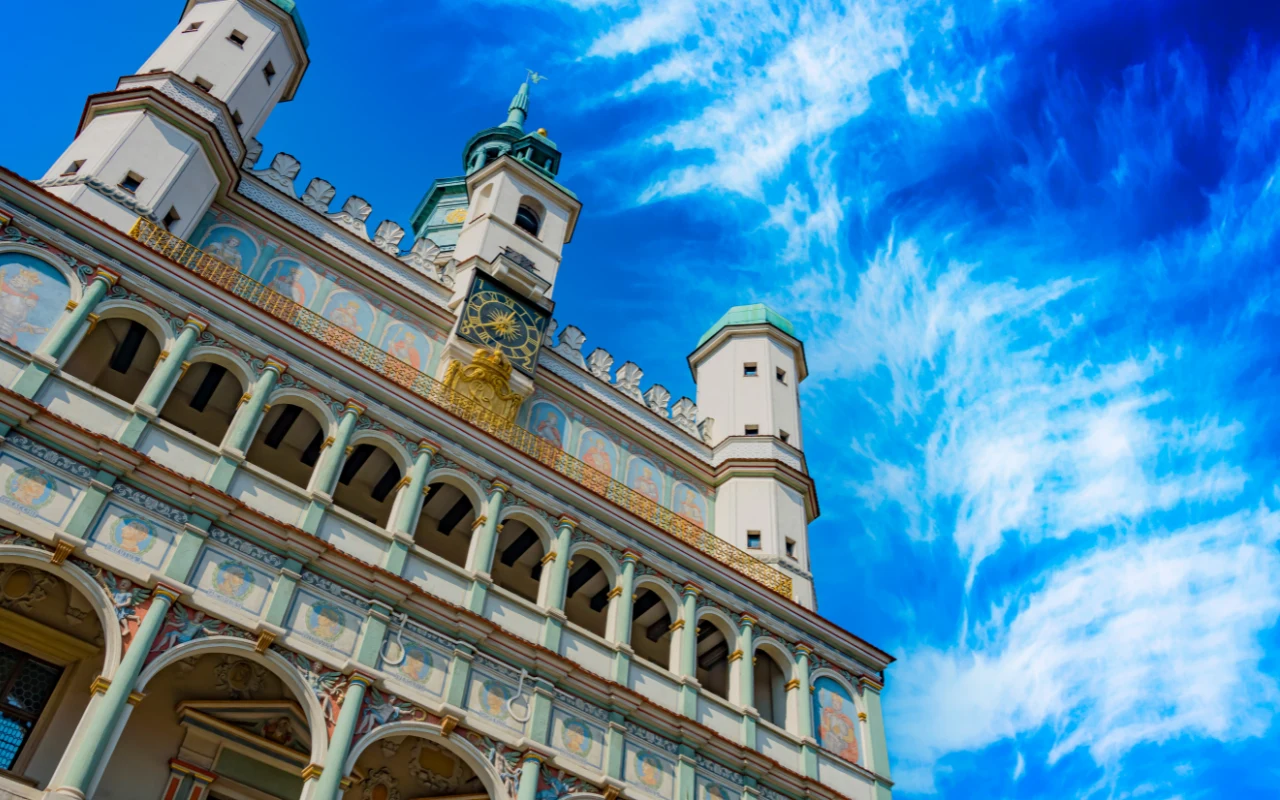 Fasada poznańskiego ratusza