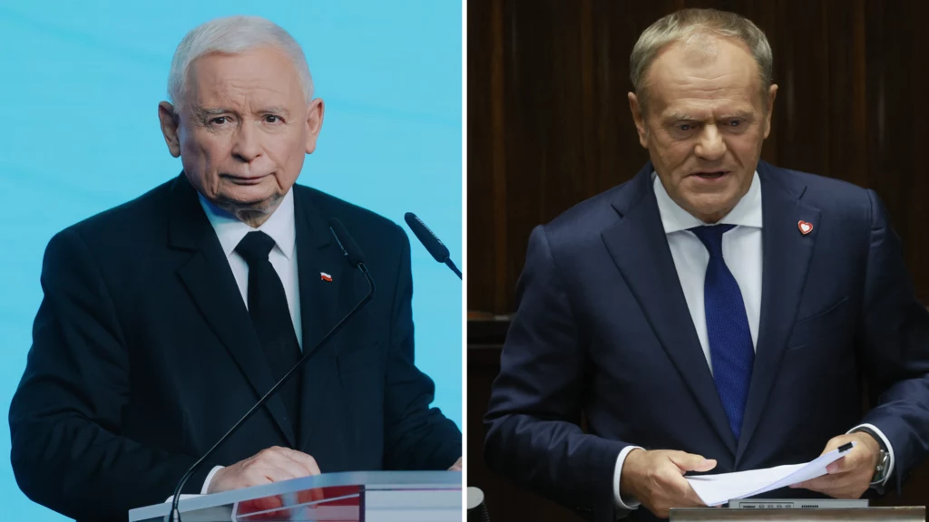 Partia Jarosława Kaczyńskiego wyprzedza KO w nowym sondażu Partia Jarosława Kaczyńskiego wyprzedza KO w nowym sondażu