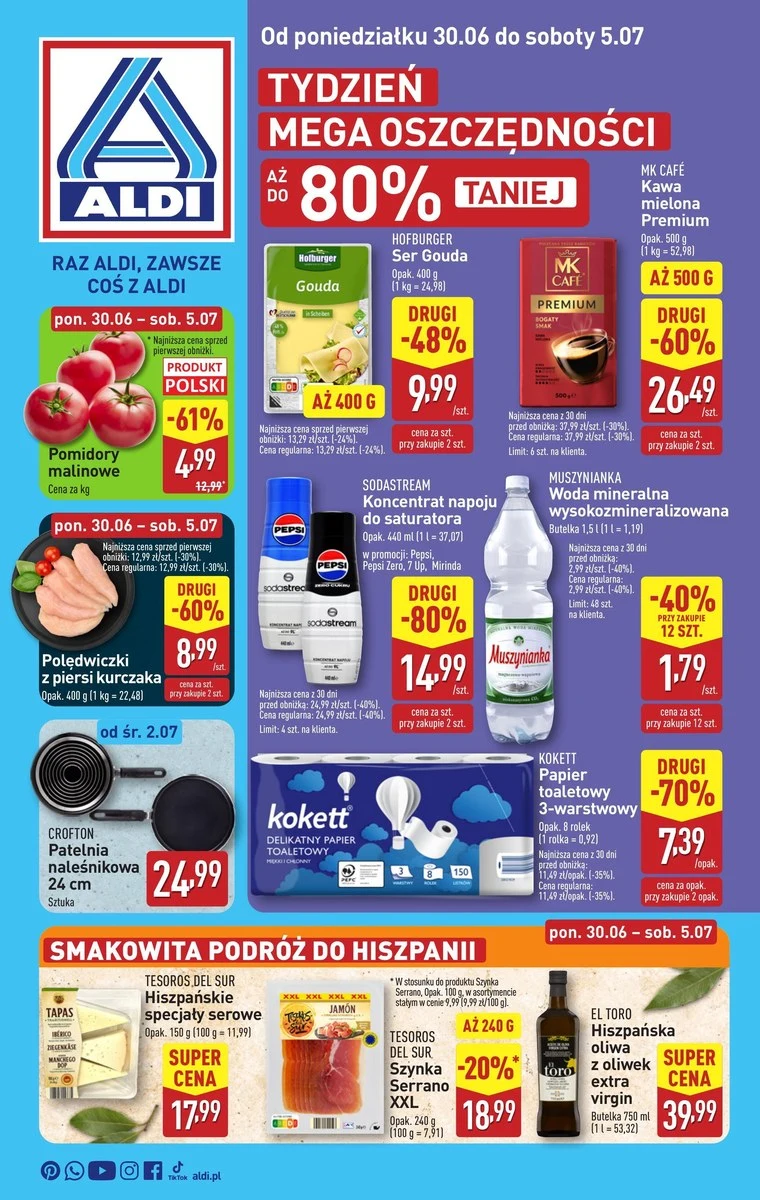 Syropy Sodastream za bezcen w Aldi!