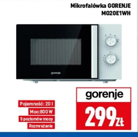 Мікрохвильова піч Gorenje